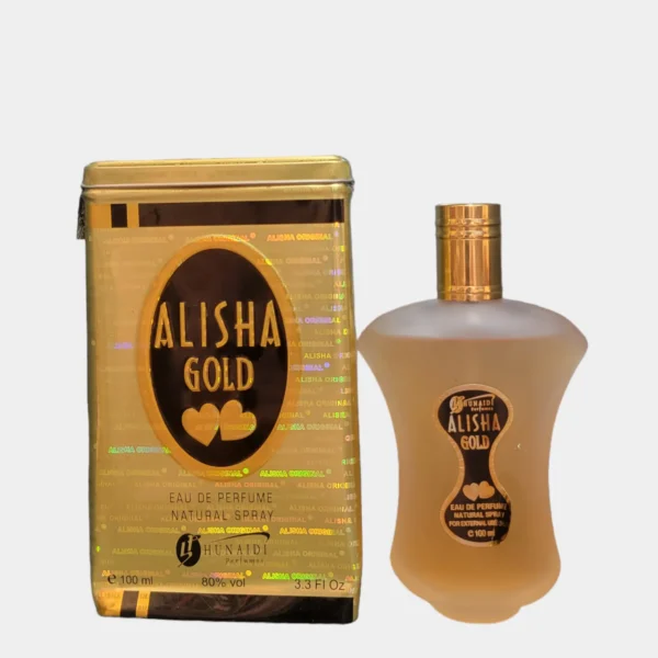 Alisha Gold Eau De Parfum by Hunaidi – 100 ml