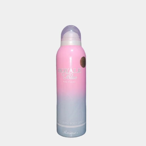 Royal Blue Pour Femme Deodorant Body Spray by Rasasi