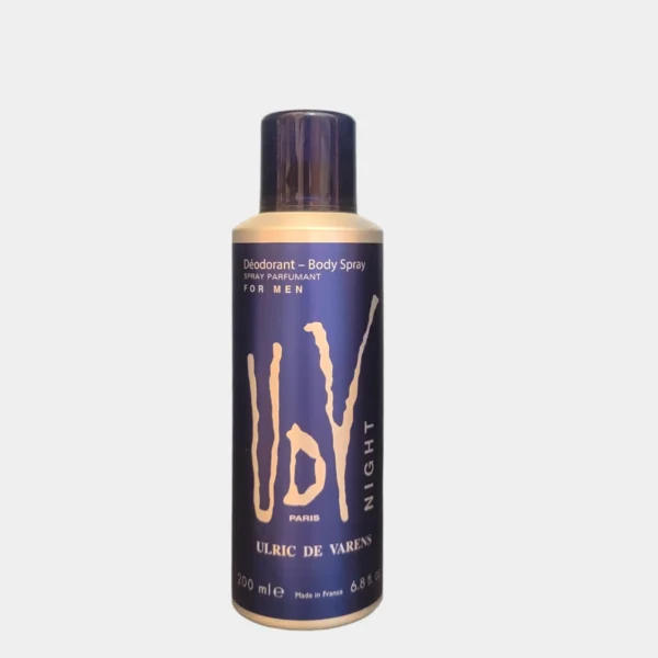 UDV Night by Ulric de Varens: Deodorant Body Spray for Men